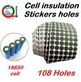 18650 cell insulating sticker for lithium cell waterproof and high temperature resistant. 