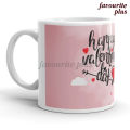 Happy Valentines Day Design Mug Customized Coffee Mugs Print Ceramic High Quality Personalized Printed Cup by Favourite Plus. 