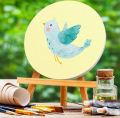 Round canvas Drawing Tools For Painting - Canvas Board. 