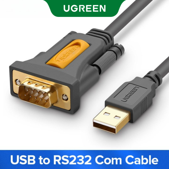 UGREEN USB 2.0 to RS232 DB9 Serial Cable Male A Converter Adapter with PL2303 Chipset for Windows 10, 8.1, 8, 7, Vista, XP, 2000, Linux and Mac OS X 10.6 and Above