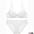 1`pcs Linmart New Lace Embraided Padded Bra And Panty Set For girl & Woman/ padded bra for girls and women. 