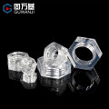 PC transparent plastic screw round head cross screw nut combination acrylic pan head bolt plastic M2-M10. 