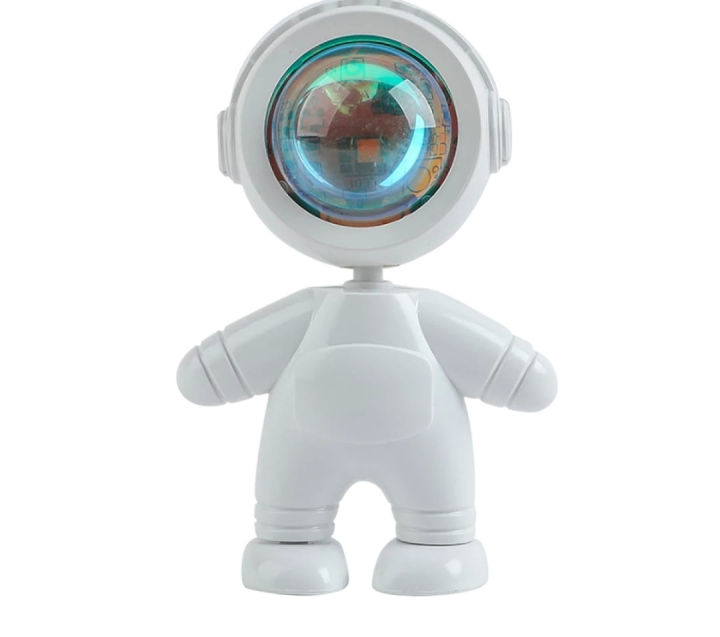 Astronaut Robot Atmosphere Projector Room Decor Desk Light Photo Sunset Rainbow Dawn Night Led Touchable RGB Mini Lamps