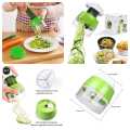Vegetable Spiral Cutter 3 Blade setting with Spike on the LID Holder. 