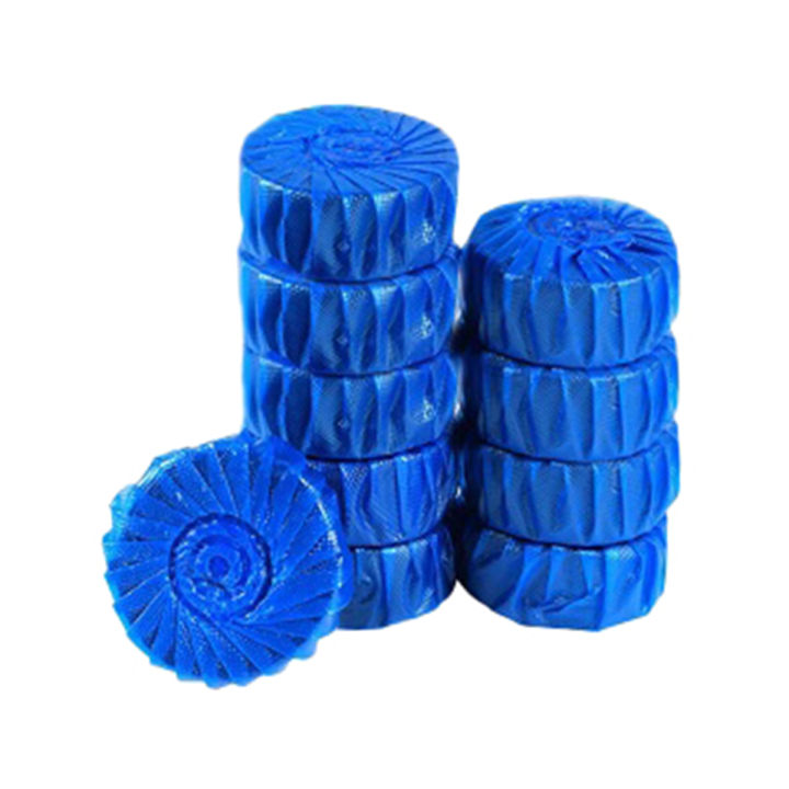 10 pcs/set Blue Tablet Toilet Bowl Cleaner Automatic Tank Bowl Bathroom System Toilet Cleaner