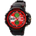 Epozz Male Digital Sports Watch Men Rubber Strap Waterproof Resistant Watch Big Dial Alarm Relogio Masculino 1310. 