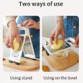 Foldable Cheese Graters, Detachable Handheld 2 Sided Ginger Shredder. 