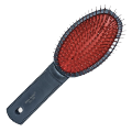 Helen Christy Grey Steel Hair Brush with Metal Bristles can Stimulate Scalp to Help Scalp Massage & Hair Growth, Its for Mother's & Father's & Friend, Hairbrush for All Hair Type Without Tips. 