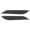 Black Carbon Fiber Headlight Eyelids Covers for 2003-2008 Nissan 350Z Fairlady Z Z33 (Pack of 2). 