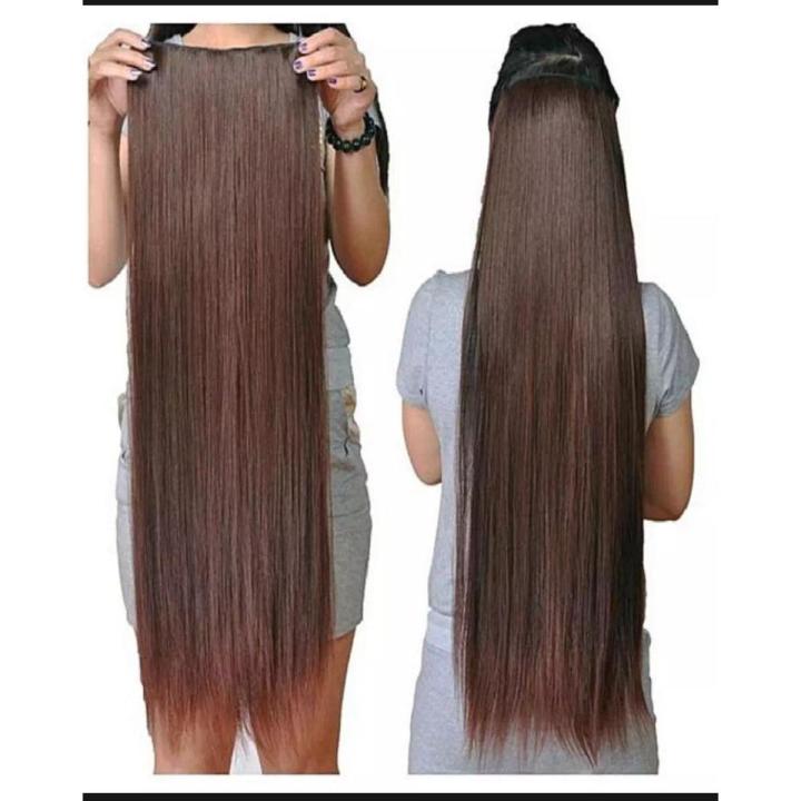 Hair Extension Brown - Dark Brown- 27Inch