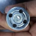 Drill connect disc connector with check nut 4inch size best quality professional working product easy to use and connect. 