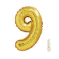 NUMBER FOIL BALLOON IN GOLDEN COLOR ( 16 INCH ). 