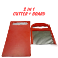 Pack Of 2 Finger Potato Chips Cutter Slicer with Cutting Board Sharpe Cutter spiral chips cutter machine peeler Like Lays. 