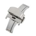 Stainless Steel Flip Lock Butterfly Deployment Clasp Watch Deployant Buckle Watch Strap 16mm 18mm 20mm 22mm. 