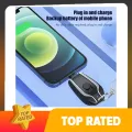 1500mAh Portable Keychain Power Bank Type-C Ultra-Compact Mini Battery Pack Fast Charging New Mobile Phone Charger For iPhone Xiaomi. 