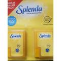 Splenda sugar alternative calorie free Twin pack 800 tablets. 