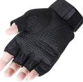 Half Finger Gloves For Men Finger less Hard  Combat Gloves Men Hiking Cycling Gloves. 