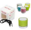 Mini Portable Bluetooth & Rechargeable Speaker with Light + SD Card + USB Supported Multi Color. 