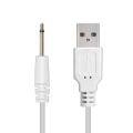 USB Power Charging Cord 2.5mm Replacement USB DC Charger Adapter for Rechargeable Massagers Fast Charging Cable. 