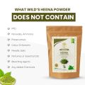 WILD ORGANIC 100% Natural & Pure Herbal Henna Powder/Lawsonia Inermis (Organically Grown) 150 g For Hair Care | Hair Color | No Ppd No Chemicals, No Paraben 100gm. 