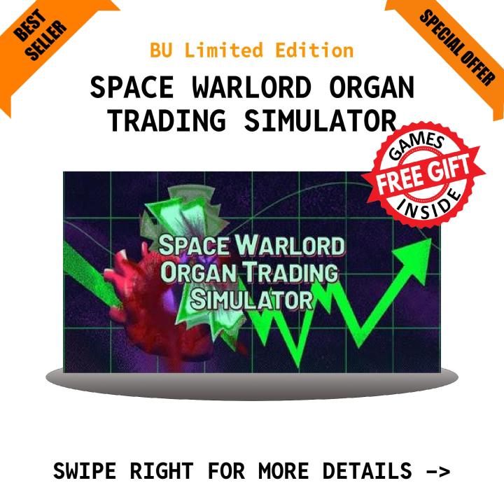 SPACE WARLORD ORGAN TRADING SIMULATOR Game for PC - with complete Installation Guide - GoogleDrive/MediaFire Download - QR Codes + 1 Extra free Game