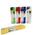 LED Light And Lighter with LED White LED Outdoor Light Hand Light ColorfulGas Lighter Electronic Refillable Candle Lighter. 
