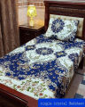 Crystal Cotton Printed Single Pair Bed Sheet. 
