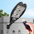 Solar Lights Outdoor, 48 LED Solar Motion Sensor Security Solar Light with 3 Lighting Modes 2400mah IP65 Waterproof Durable Solar Powered Wall Lights 360°Lighting Angle for Yard Door Fence Pathway Garden Outdoor with remote control. 
