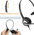 Wantek Corded Telephone Headset Mono w/Noise Canceling Mic Compatible with ShoreTel Plantronics Polycom Zultys Toshiba NEC Aspire Dterm Nortel Norstar Meridian Packet8 Landline Deskphones(F600S2). 