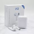 i12 TWS Airpods – Wireless Bluetooth 5.0 Earphones Headset | Touch Control | Android & iPhone Compatible.. 