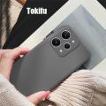 Tokifu For Redmi 12 Anti Slip Soft TPU Sandstone Matte Back Case Cover. 