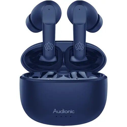 Audonic Airbud 625 Pro Quad Mic, ENC Wireless Earbuds, Gaming mode Low Latency Earbud With 30 Hours Playtime, IPx5 Water Proof,