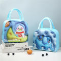 Thickened Lunch bag Portable Large capacity 3D Cartoon  print Insulated lunch box Handheld Thermal insulated Cartoon pattern lunch bag for School Picnic Outdoor Kids Food storage. 