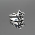 Wholesale Men Stainless Steel Chromehearts Ring Royal Five Star Rings. 