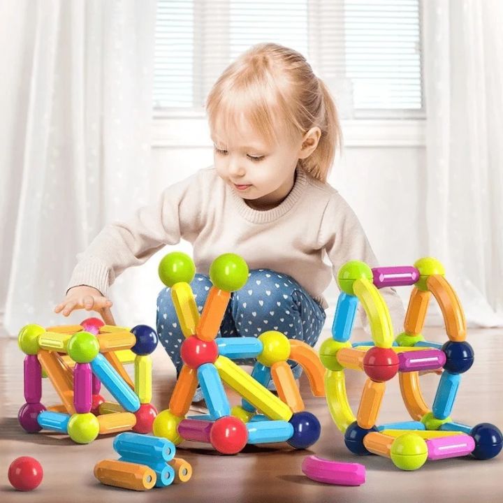 Magnetic Stick Building Blocks Toy Set for Kids – STEM Educational ...