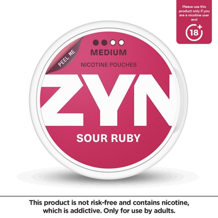 ZYN Sour Ruby 6 mg