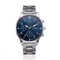 Migeer Men Watch Relogio Masculino Crystal Stainless Steel Quartz Military Analog Male Wrist Watch Bracelet. 