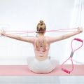 8 Shaped Resistance Bands Sports Workout Elastic Band At Home Yoga Fitness Rubber Pull Rope Yoga Training Exercise Gym Equipment. 