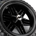 2x Flat Tire Cart Accessories Hole Shaft 0.8cm Wheelbarrow Tire. 