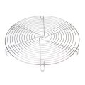 Round Cake Cooling Rack Stainless Steel Wire Cooling Grid Wire Tray Round Cookies Biscuits Bread Baking Tray. 