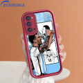 ZCSIBORUI for OPPO Reno 4 Pro 5G Back Cover Football Player Lionel Messi Pattern Soft Camera Protection Rubber Square Ladder Phone Case. 