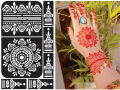 Arabic Henna Mehandi Stencils Arabic Bridle Mehndi Design Bridal Mehndi Stencils Stickers. 