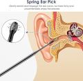 [PACK OF 2 ] Ear Wax Cleaning Kit, 6 Pcs Ear Pick Tools, Wax Removal Kit, Ear Cleaning Tool Set, Spring Earwax Cleaner Tool for Children and Adult 2Pcs Multicolor. 