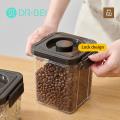 Vacuum Sealed Kitchen Container Stackable Bpa-free Food Storage Container Easy Air Extraction Wide-mouth Design Home Supplies Sealed Food Storage Container. 