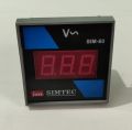 Digital Panel Light Ampere amp Volt Meter 0-100 Amp volt meter for Stabilizer and main electric panel /  Square/ Round LED Digital Voltmeter Ammeter. 