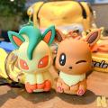 POKEMON keychain Eevee Vaporeon Jolteon Flareon Glaceon Umbreon Espeon Anime Pendant Bag Children Christmas birthday toys Gifts. 