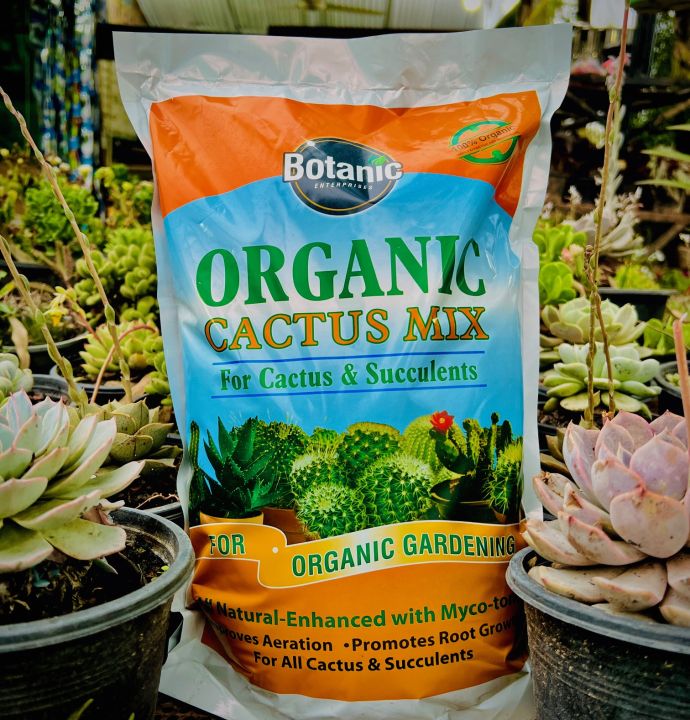 CACTUS SOIL, ORAGANIC CACTUS AND SUCCULENT MIX, PACK OF 3KG CACTUS SOIL MIX