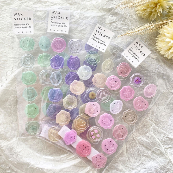 RHS Online Candy Fire Paint Guide Series PVC Wax Stickers Diary ...