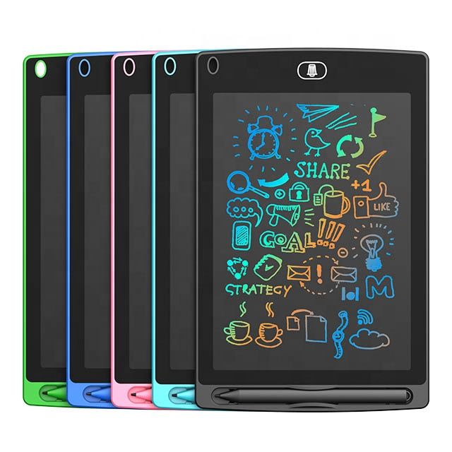 LCD Writing Tablet 8.5 Inch for Kids | Colorful Digital Drawing Pad | Erasable Reusable Writing Board | Educational Toy Gift