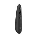 Logitech R500 Laser Presentation Remote Clicker – Dual Connectivity Bluetooth & USB, Wireless Presenter with Red Laser Pointer for PowerPoint, Keynote, Google Slides, Laptop, PC, Classroom, Office, Meetings & Professional Presentations. 